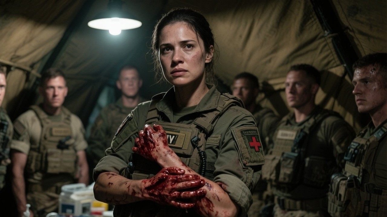 Bruised Yet Silent — The Entire SEAL Unit Went Still When the Medic Unveiled Her Battlefield Past