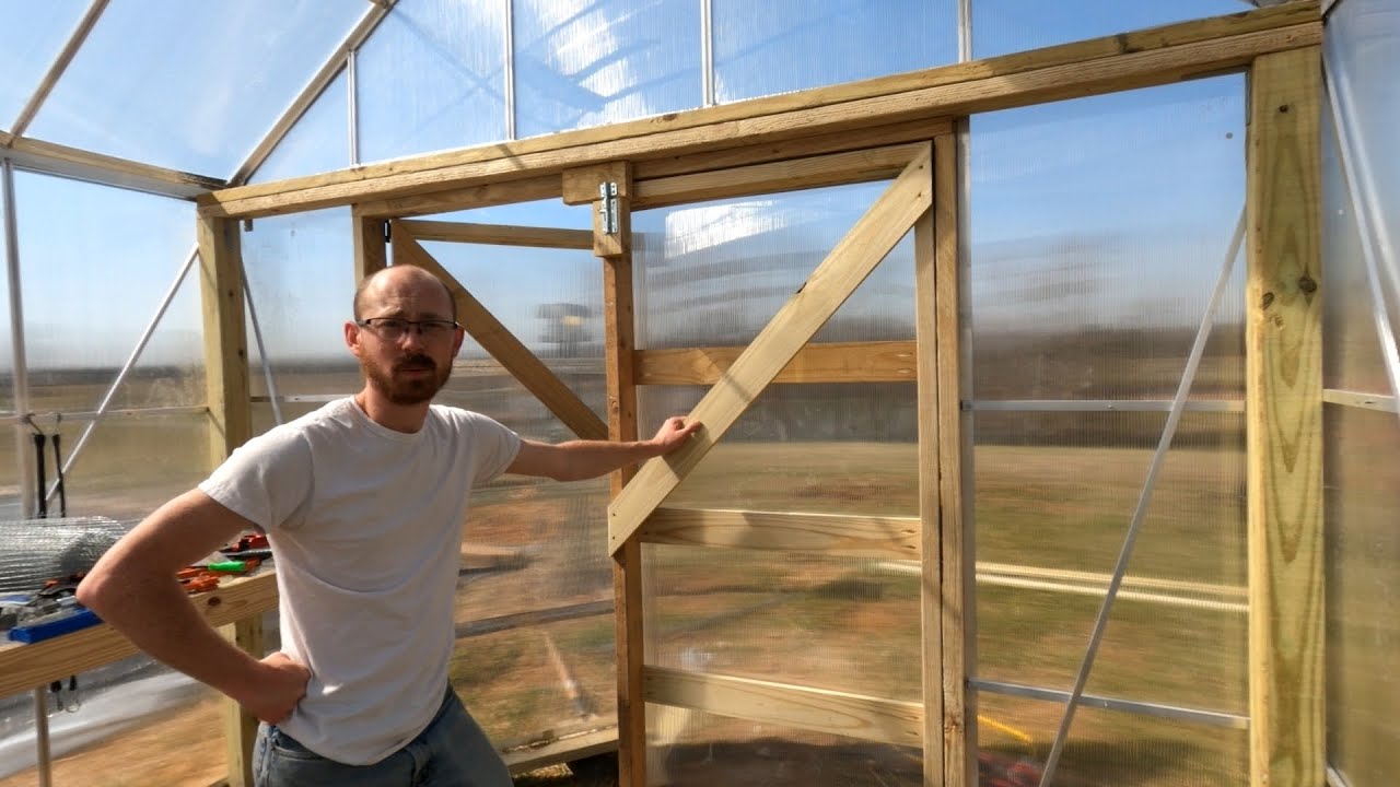 Building new doors for the Harbor Freight greenhouse