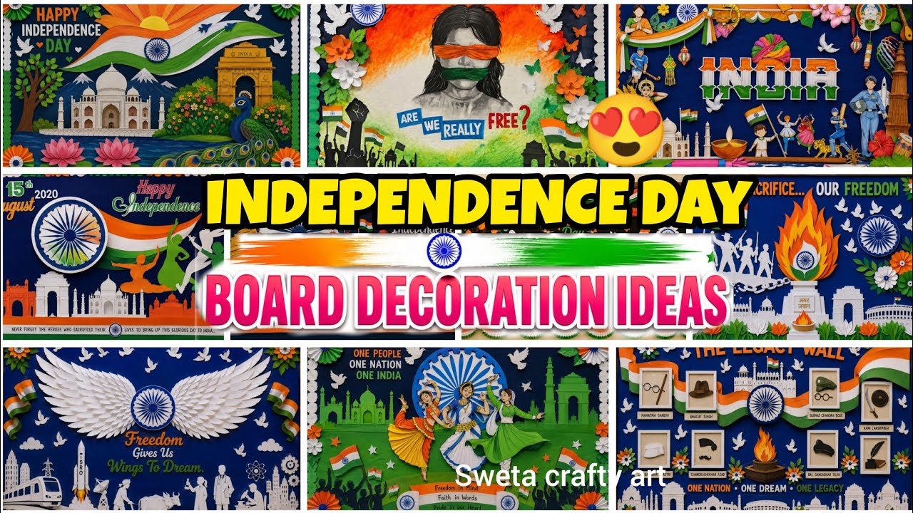 Independence Day Board Decoration Ideas 🇮🇳 | Best Classroom & School Bulletin Board Decoration 2026