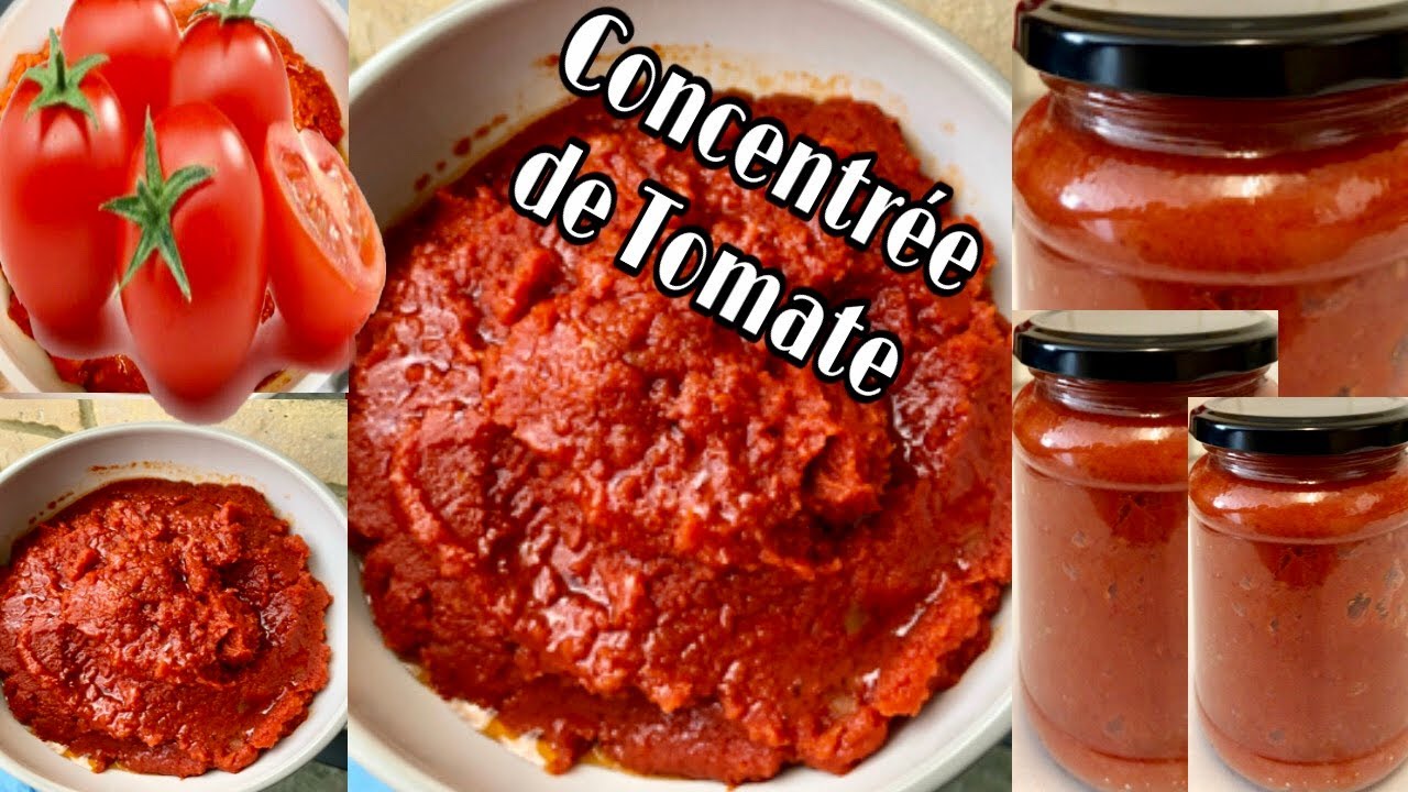 Comment faire la tomate concentrée.