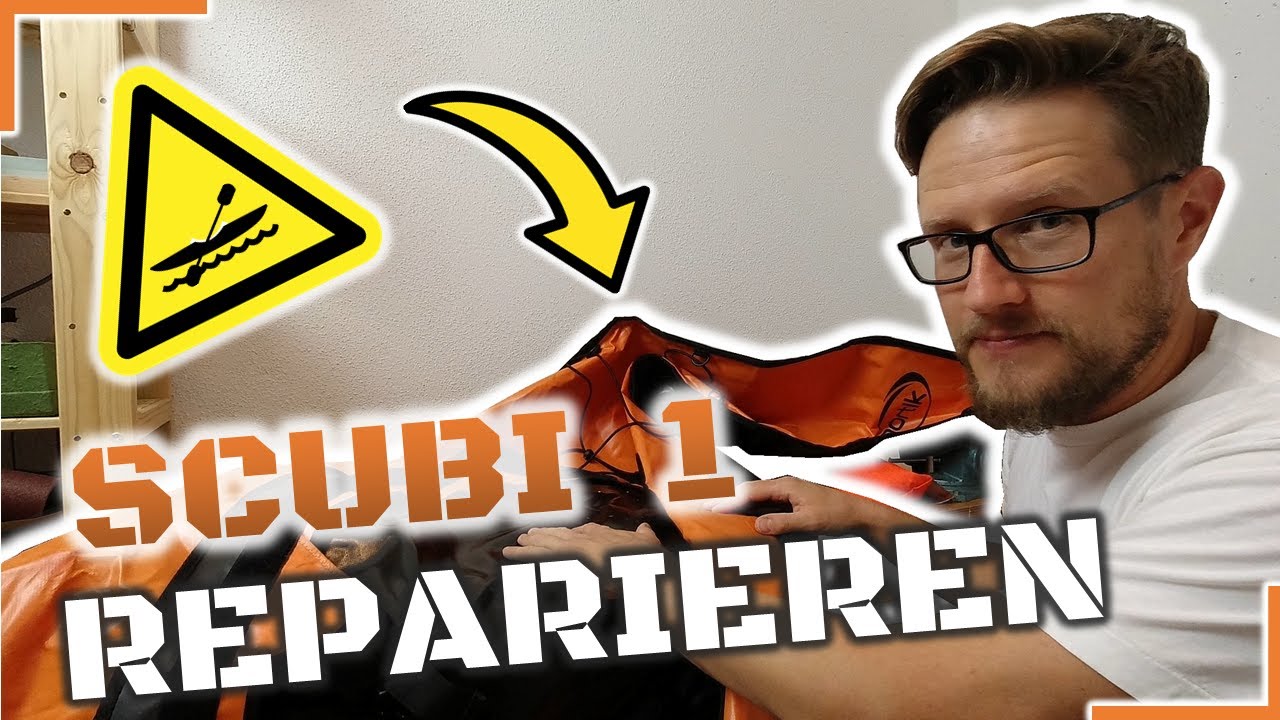 Nortik Scubi 1 REPARIEREN - PVC Boot reparieren