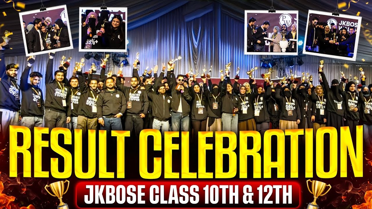 RESULT CELEBRATION Class 10th & 12th 🎉 | JKBOSE Toppers 2025 | JKBOSE Wallah