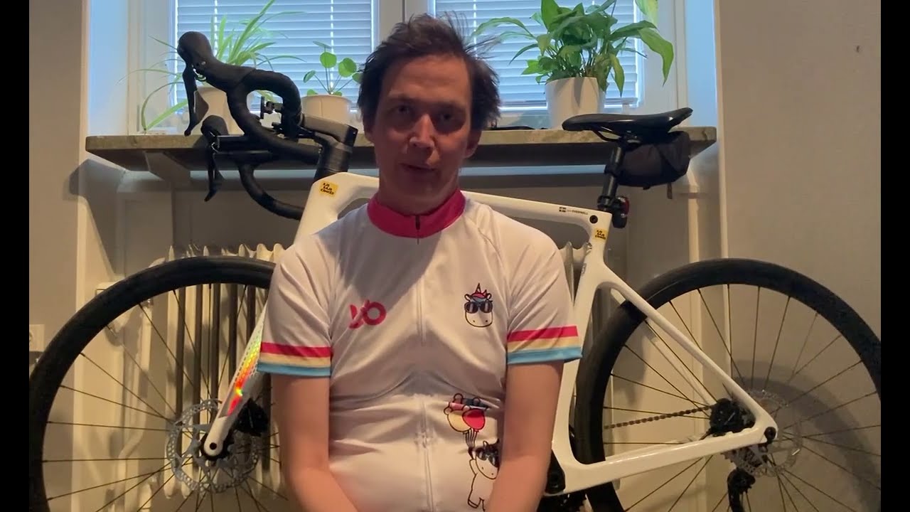 Jon Svednell cyklar Vätternrundan