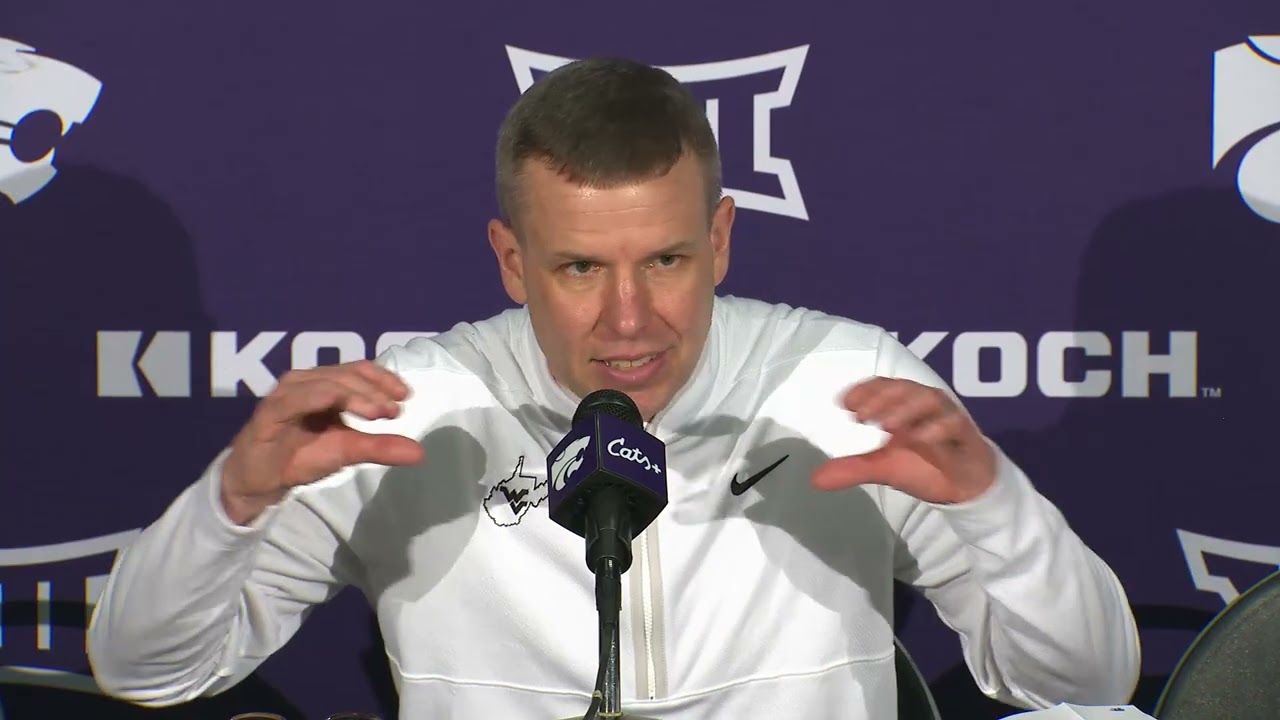 WVU Men' Baskeball Ross Hodge Kansas State Postgame 3/3/26