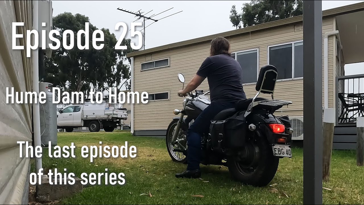 Hume Dam to Home, NSW Australia - Last episode of Islands #25 - Honda Shadow Spirit - Australian lap