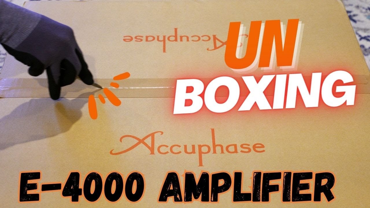 Unboxing Accuphase E-4000 Amplifier, Set Up & Initial Impression