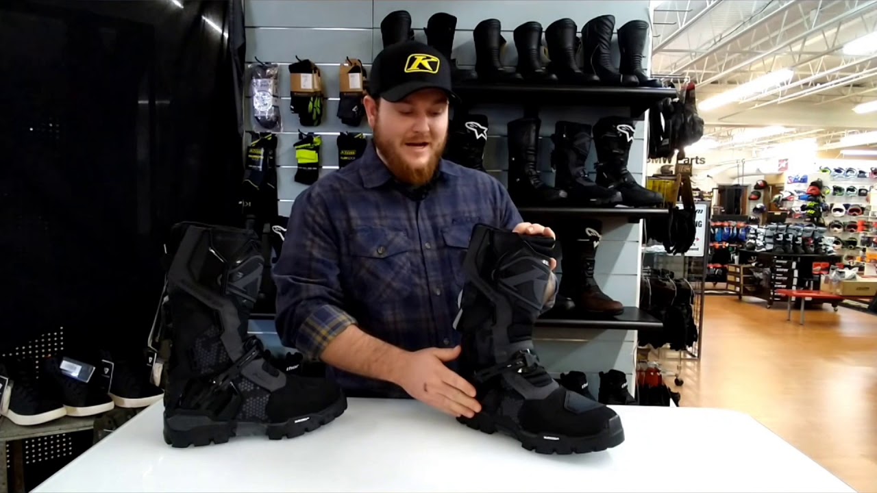 We are talking Klim's NEW Adventure GTX Boot.