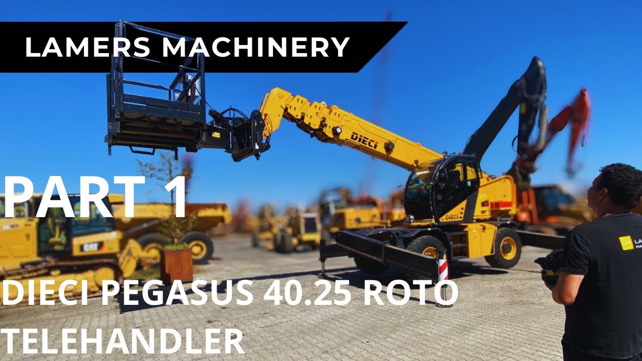 Part 1 Dieci Pegasus 40.25 Roto Telehandler for sale @ Lamers machinery.com 