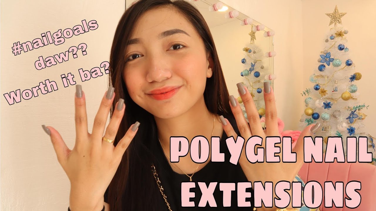 POLYGEL NAIL EXTENSIONS SA PINAS (TUTORIAL & REVIEW) | DA Calangi Fam
