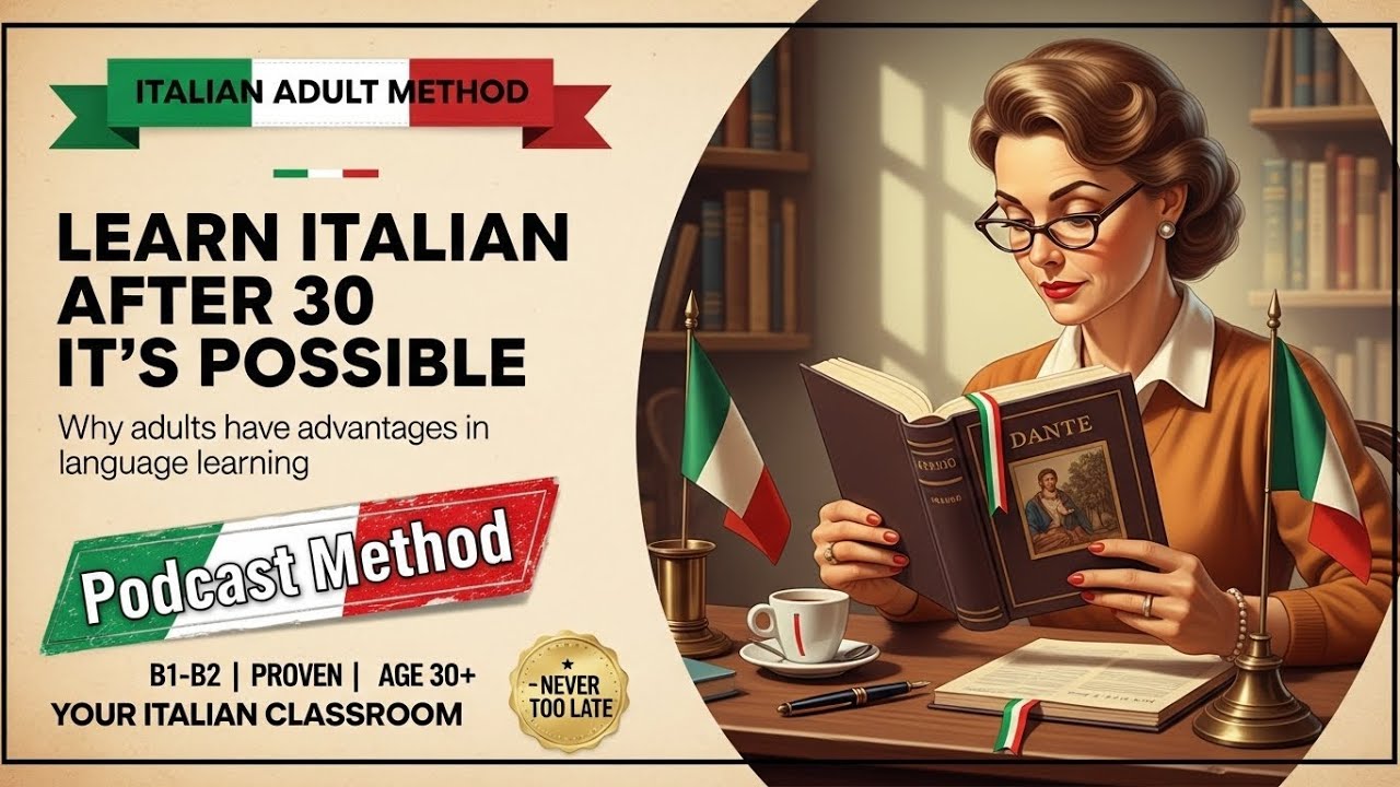 𝗬𝗼𝘂𝗿 𝗜𝘁𝗮𝗹𝗶𝗮𝗻 𝗖𝗹𝗮𝘀𝘀𝗿𝗼𝗼𝗺 | 𝗟𝗲𝗮𝗿𝗻𝗶𝗻𝗴 𝗜𝘁𝗮𝗹𝗶𝗮𝗻 𝗮𝘀 𝗮𝗻 𝗔𝗱𝘂𝗹𝘁 | 𝗟𝗶𝘀𝘁𝗲𝗻𝗶𝗻𝗴 𝗣𝗿𝗮𝗰𝘁𝗶𝗰𝗲 𝗕𝟭-𝗕𝟮