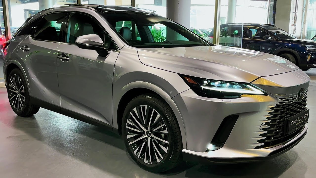 Lexus RX 350h 2024 года — роскошный внедорожник | Детали экстерьера и интерьера
