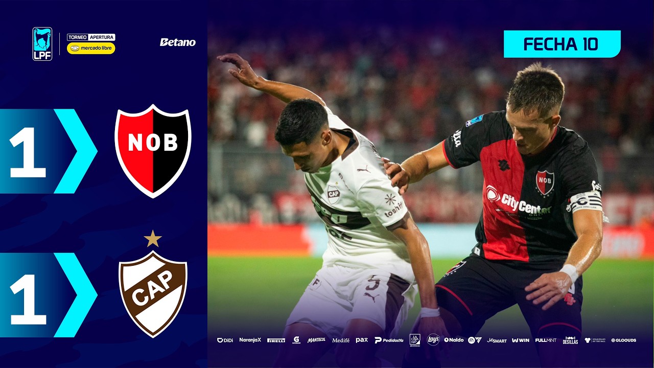 NEWELL'S 1 - 1 PLATENSE | Resumen del partido | #TorneoMercadoLibre 2026 🏆