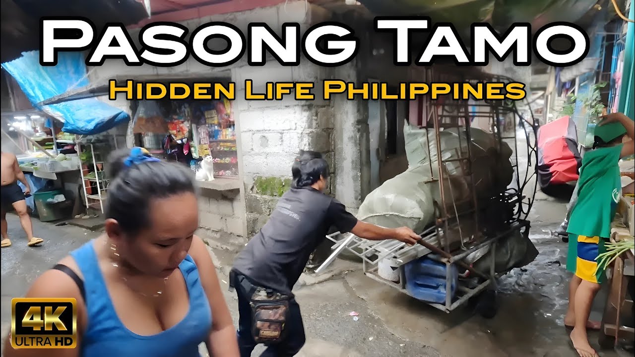 INSIDE PASONG TAMO | STORIES FROM THE  HIDDEN STREETS | QUEZON CITY PHILIPPINES [4K] 🇵🇭