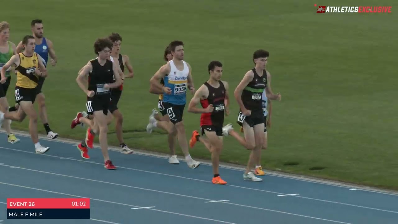 Male F Mile: 2025-26 Victorian Milers Club - Meet 4