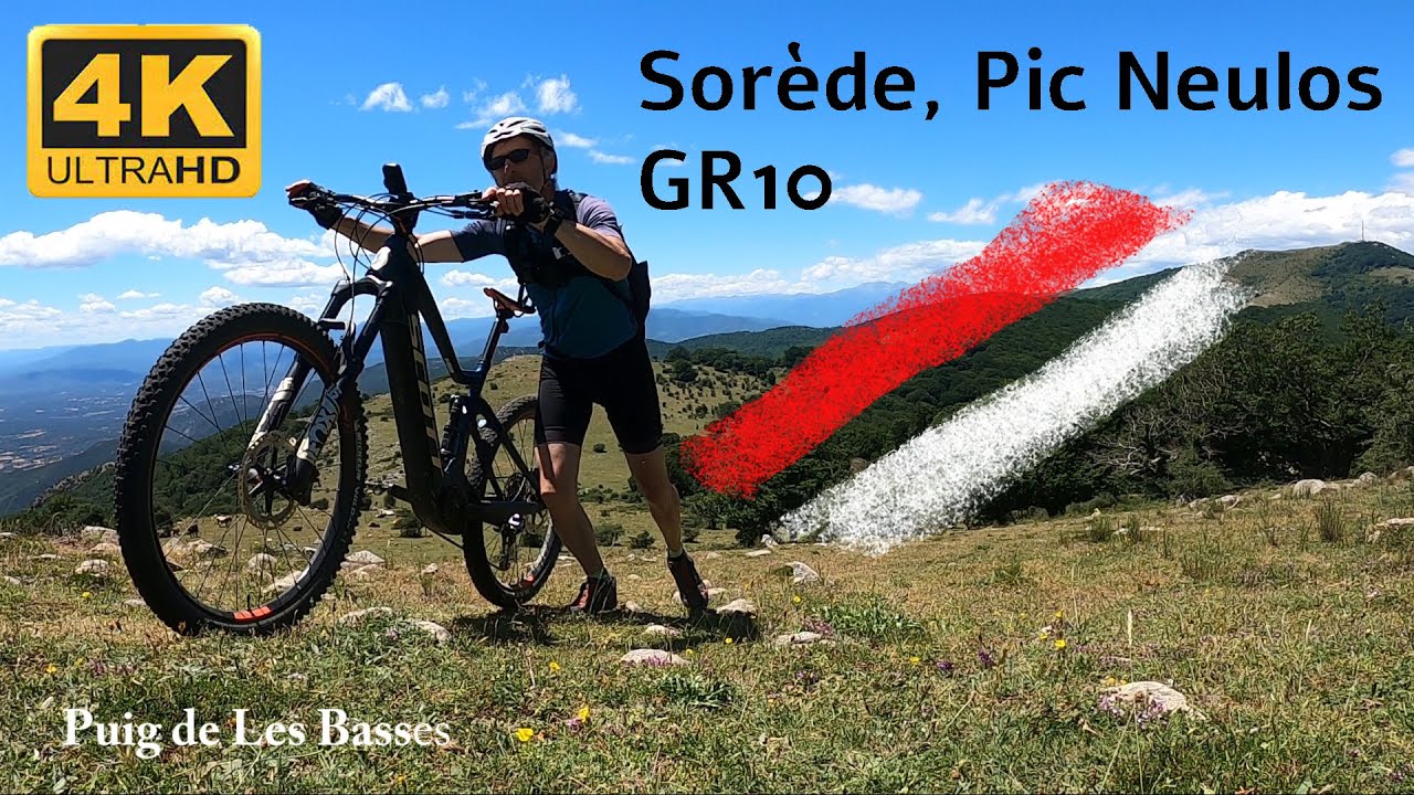Rando Vtt dans les Albéres, Pic Neulos, GR10, tunnel de l'eau