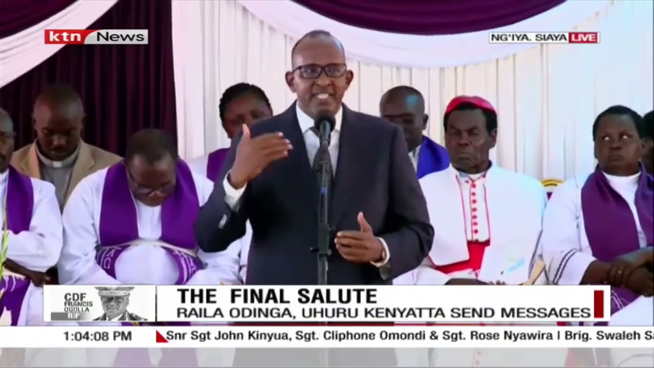 CS Duale recounts his moments with the late Gen. Ogolla