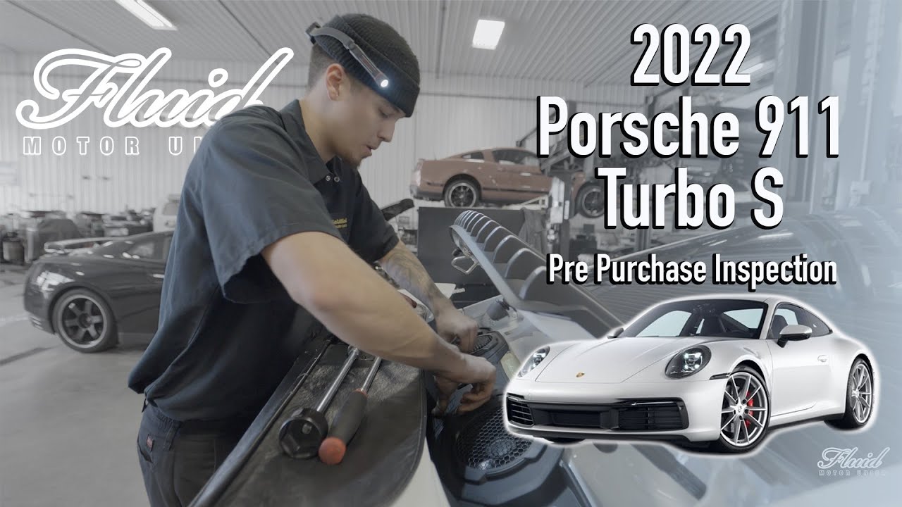 Naperville Pre-Purchase Inspection - 2022 Porsche 911 Turbo S