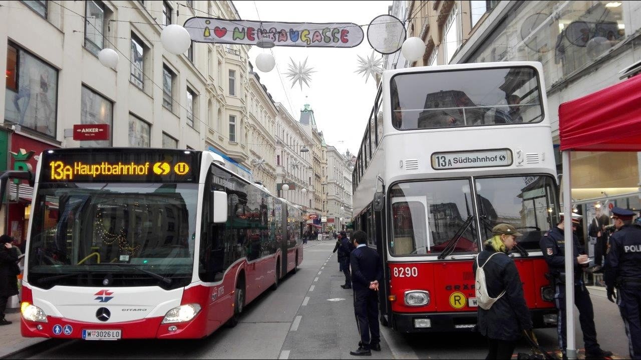 13A Doppeldecker kehrt in die Neubaugasse zurück
