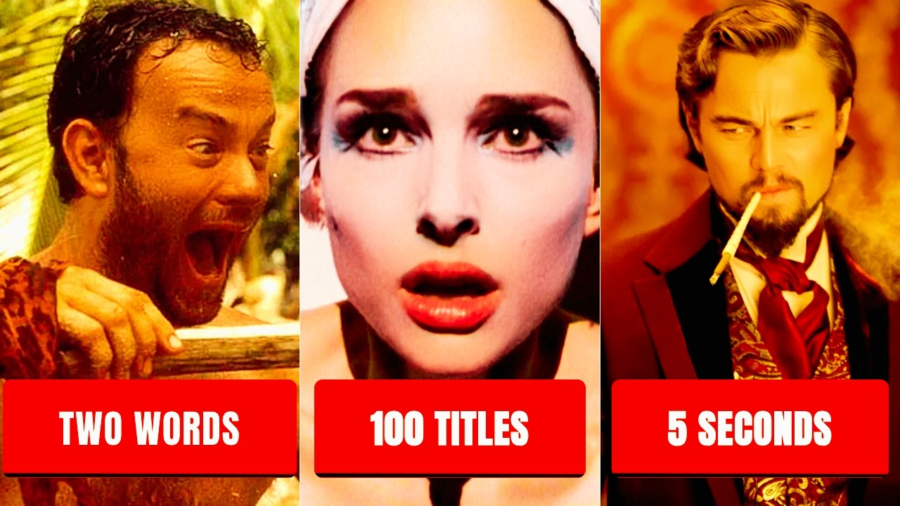Can You Guess 100 TWO-WORD Movies from 6-Second Clips?