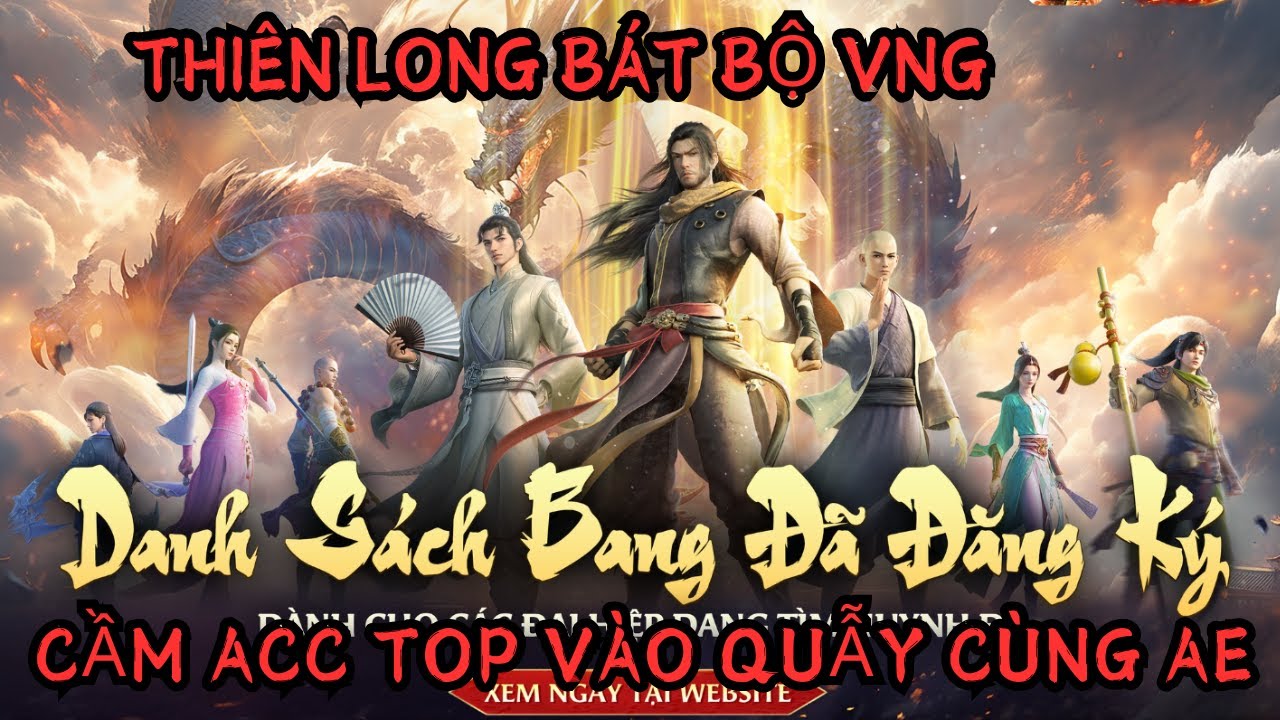 THIÊN LONG BÁT BỘ VNG: LIVE CẦM ACC TOP1 SV VÀO QUẪY CÙNG AE   - CHIA SẼ KINH NGHIỆM