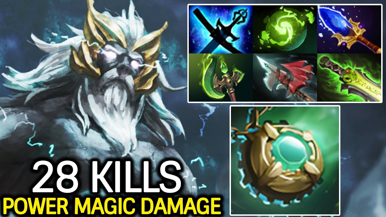 Zeus Power Magic Damage – Monster Mid Delete Pub Game 28 Kills Dota 2