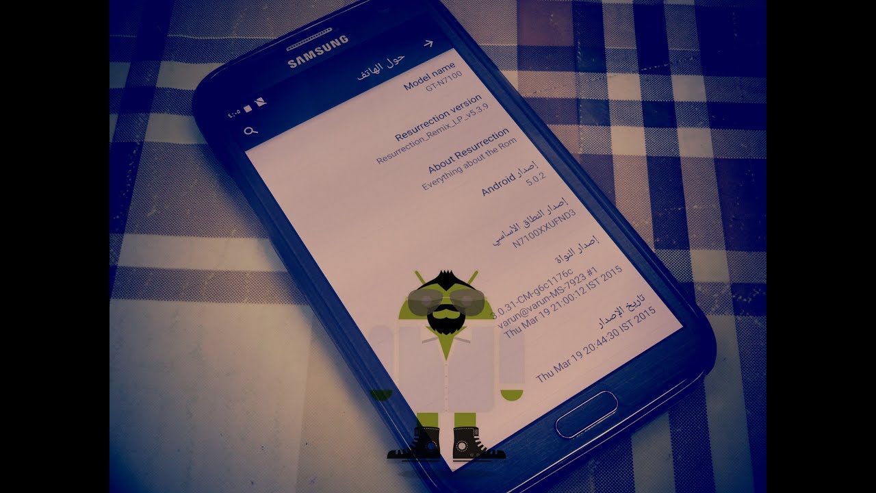 تركيب روم Resurrection Remix لولي بوب 5.0.2 على الجالكسي نوت2 N7100