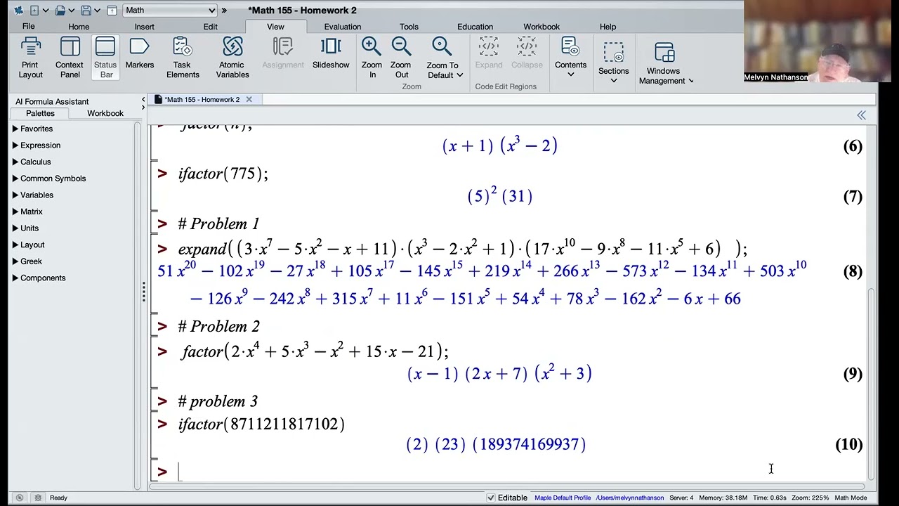 Math 155 - Homework 2 solutions