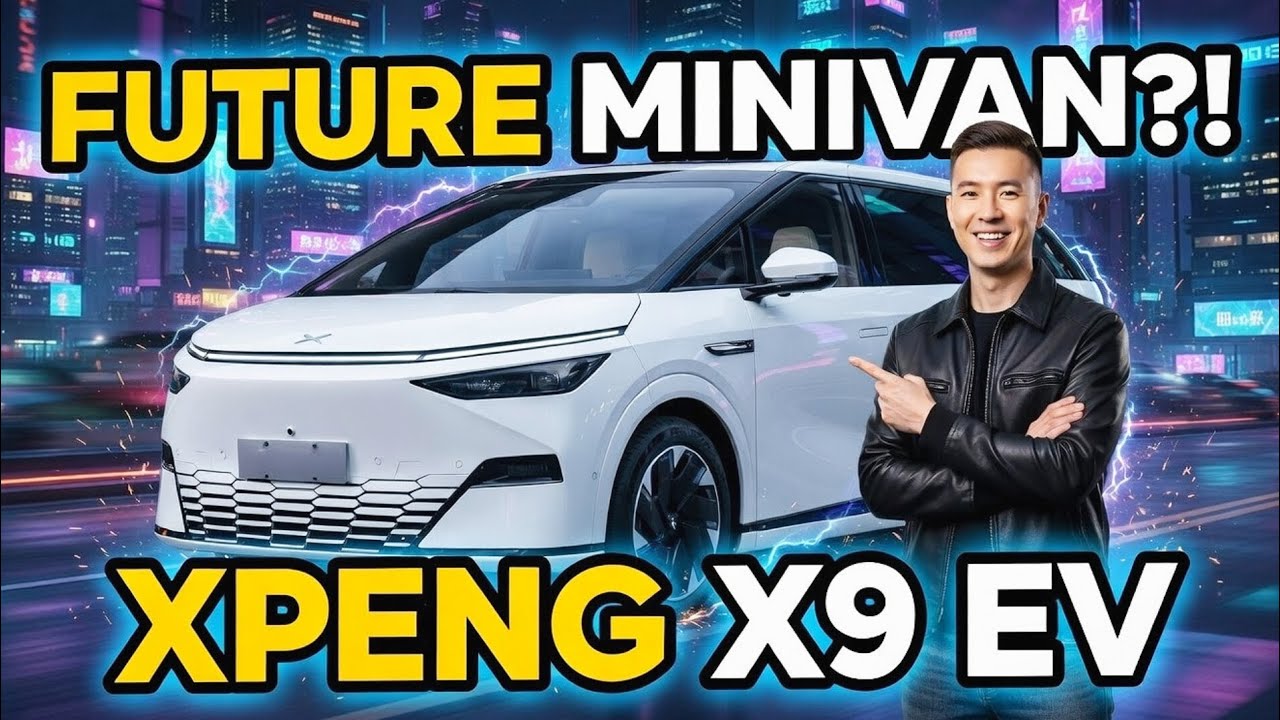 Tesla стоит поволноваться. Электромобиль Xpeng X9 2026 года — это новый уровень! DRIVNEXA🔥