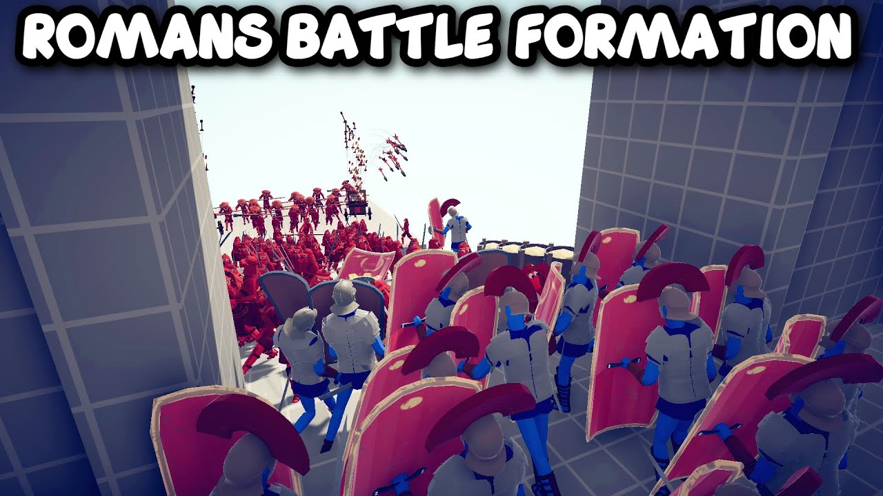 ROMANS BATTLE FORMATION Vs EVERY UNITS - TABS - Totally Accurate Battle Simulator