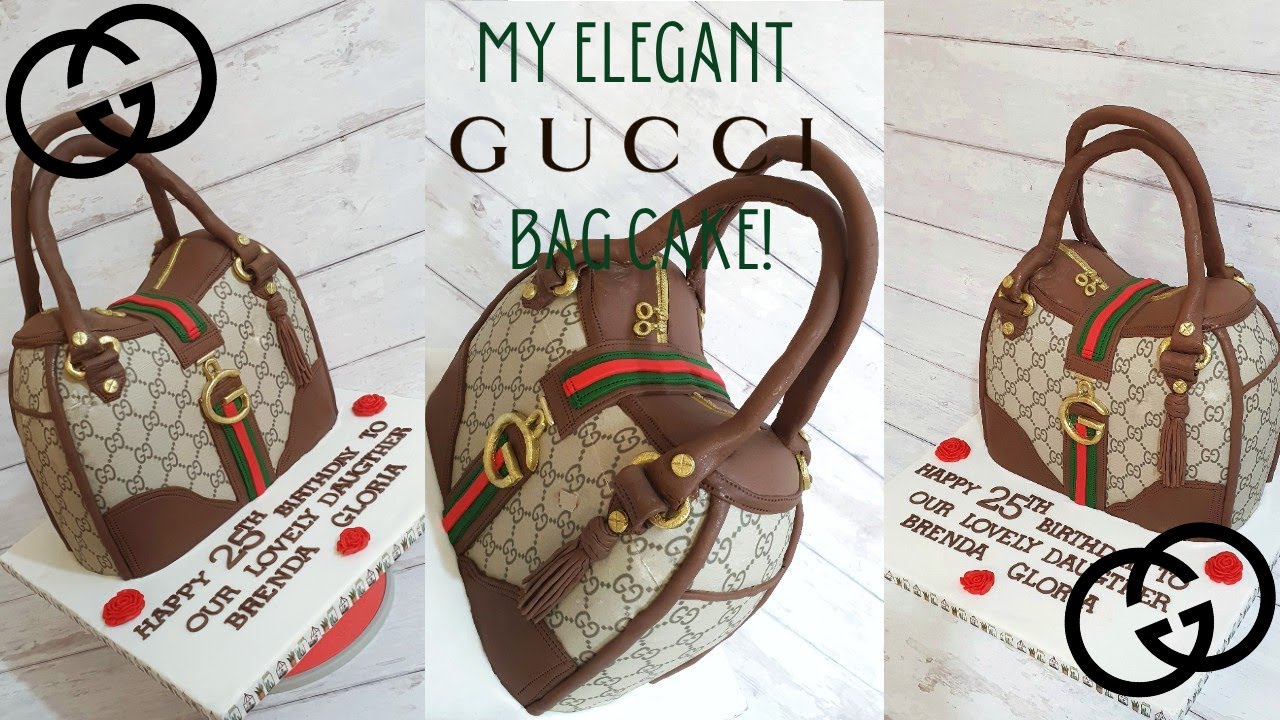 Мой мастер-класс по созданию торта в виде сумочки Gucci 👜🎂😍