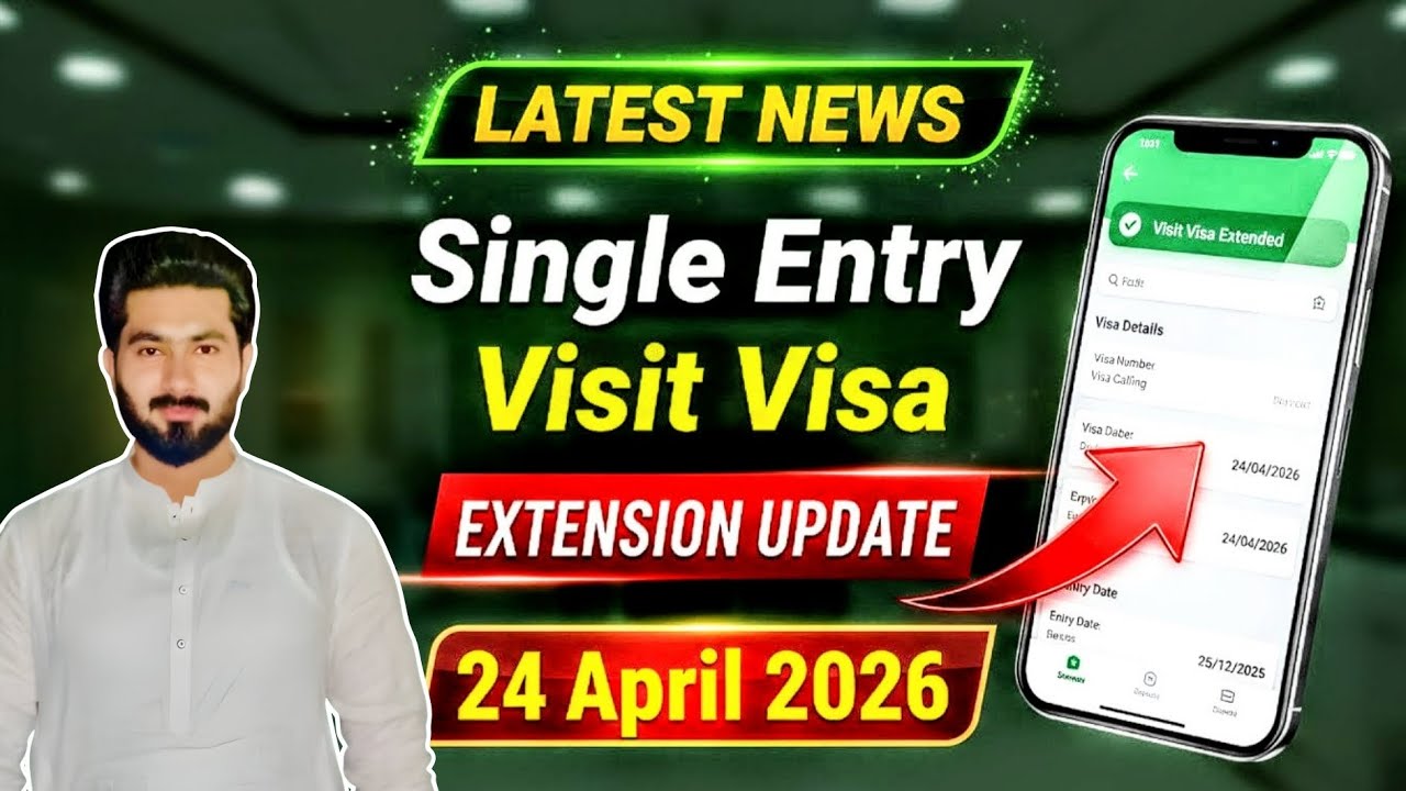 🔥 Latest News! Saudi Family Visit Visa Extension Tawasul Process | 24 April 2026 | Saudia Arabia 🇸🇦