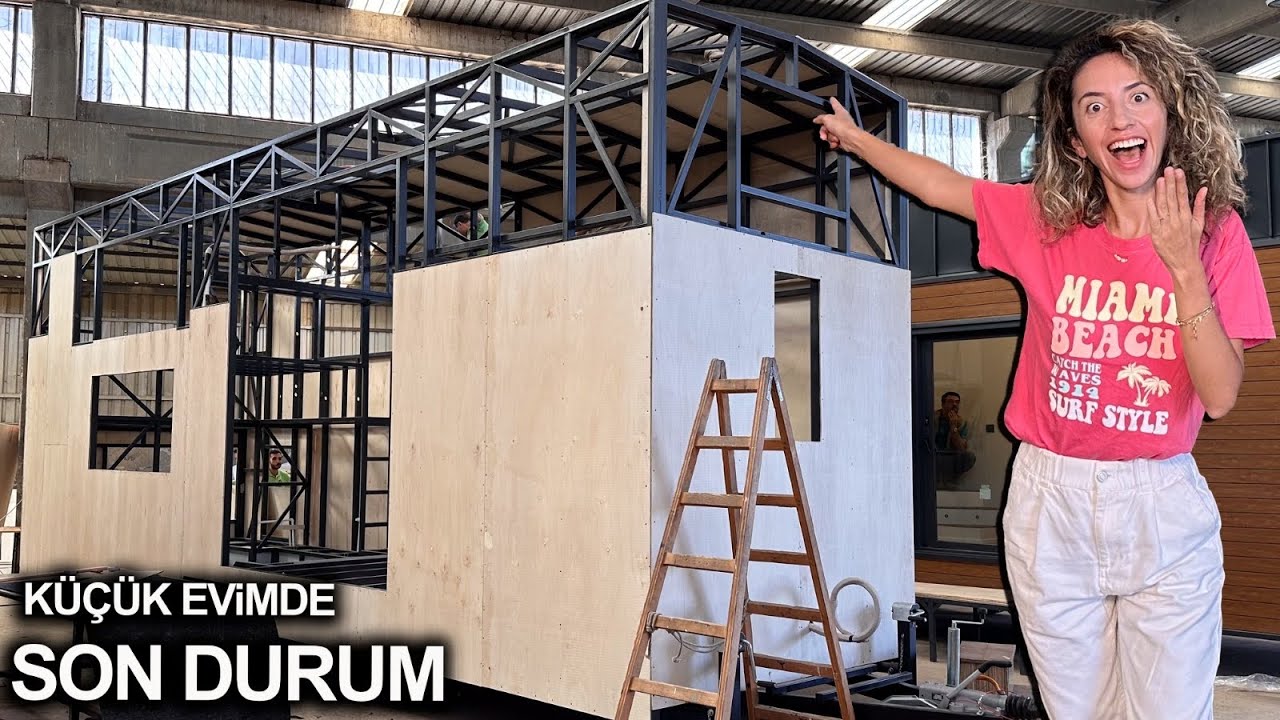 Kendi Tiny House'umu Nasıl Yapıyorum? Adım Adım İnşaat Süreci! ~4