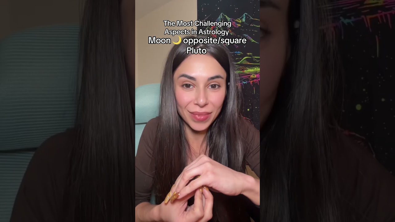 Плутон в оппозиции или квадратуре с Луной: натальные аспекты #астрология #плутон #луна #аспекты