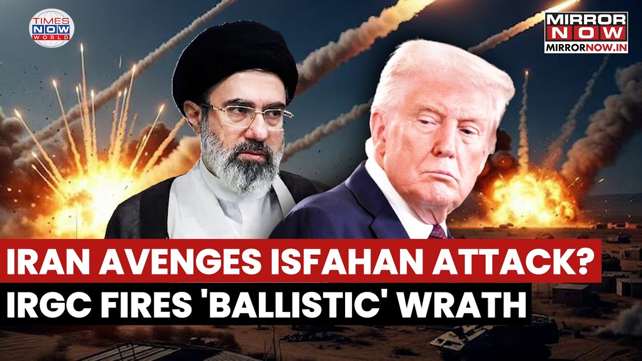 Iran Avenges 'Nuke Site' Isfahan Attack With Ballistic Missiles As US, Israel Pound Tehran