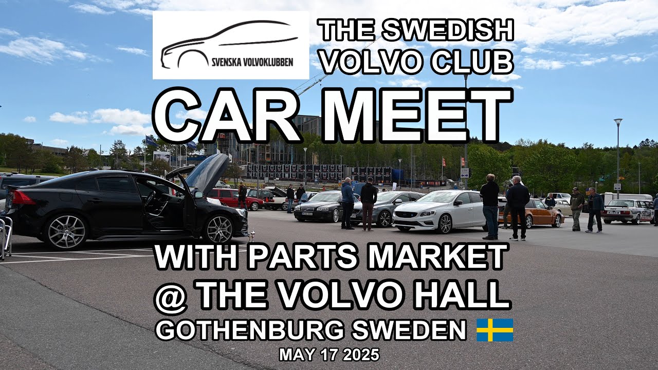 THE SWEDISH VOLVO CLUB CAR MEET MAY 17 2025 (4K)