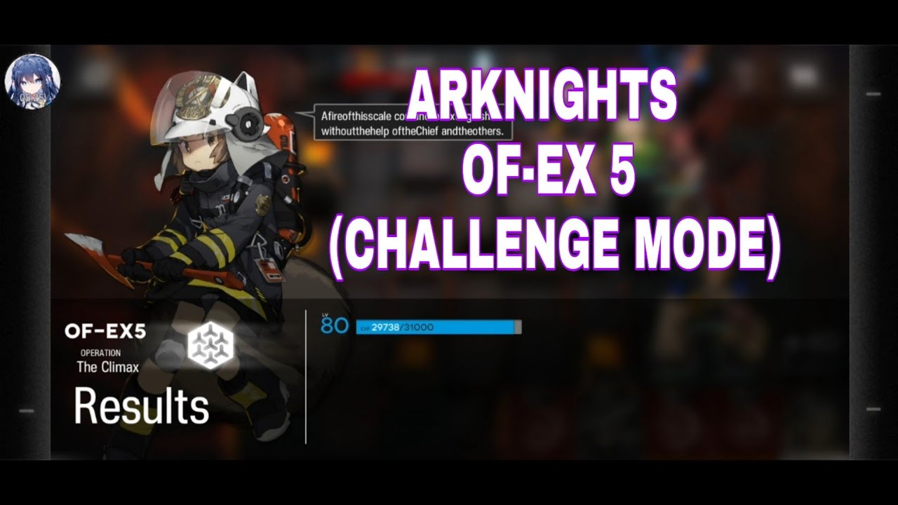 Arknights OF-EX 5 (Challenge Mode) - High Rarity Squad