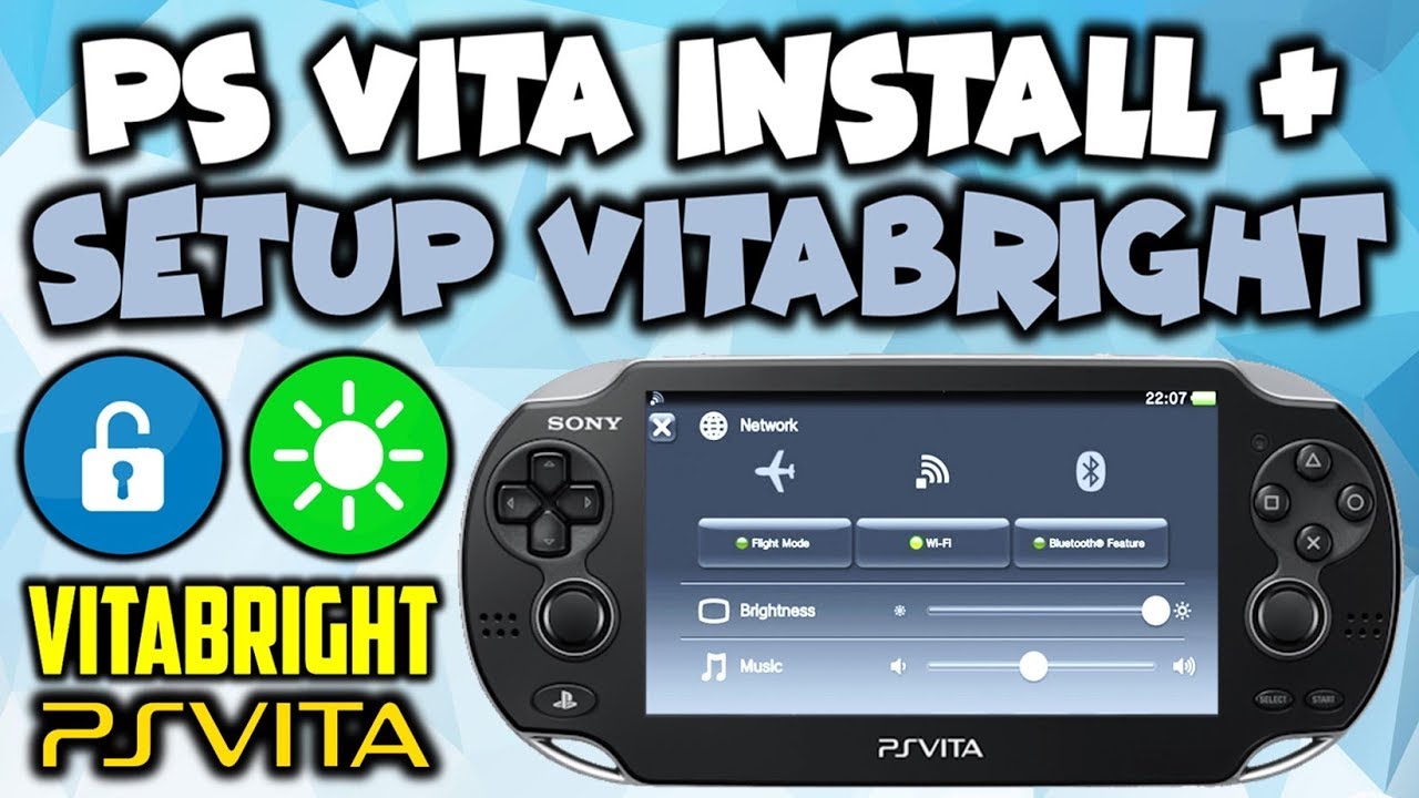 PS Vita Установите и настройте плагин VitaBright!