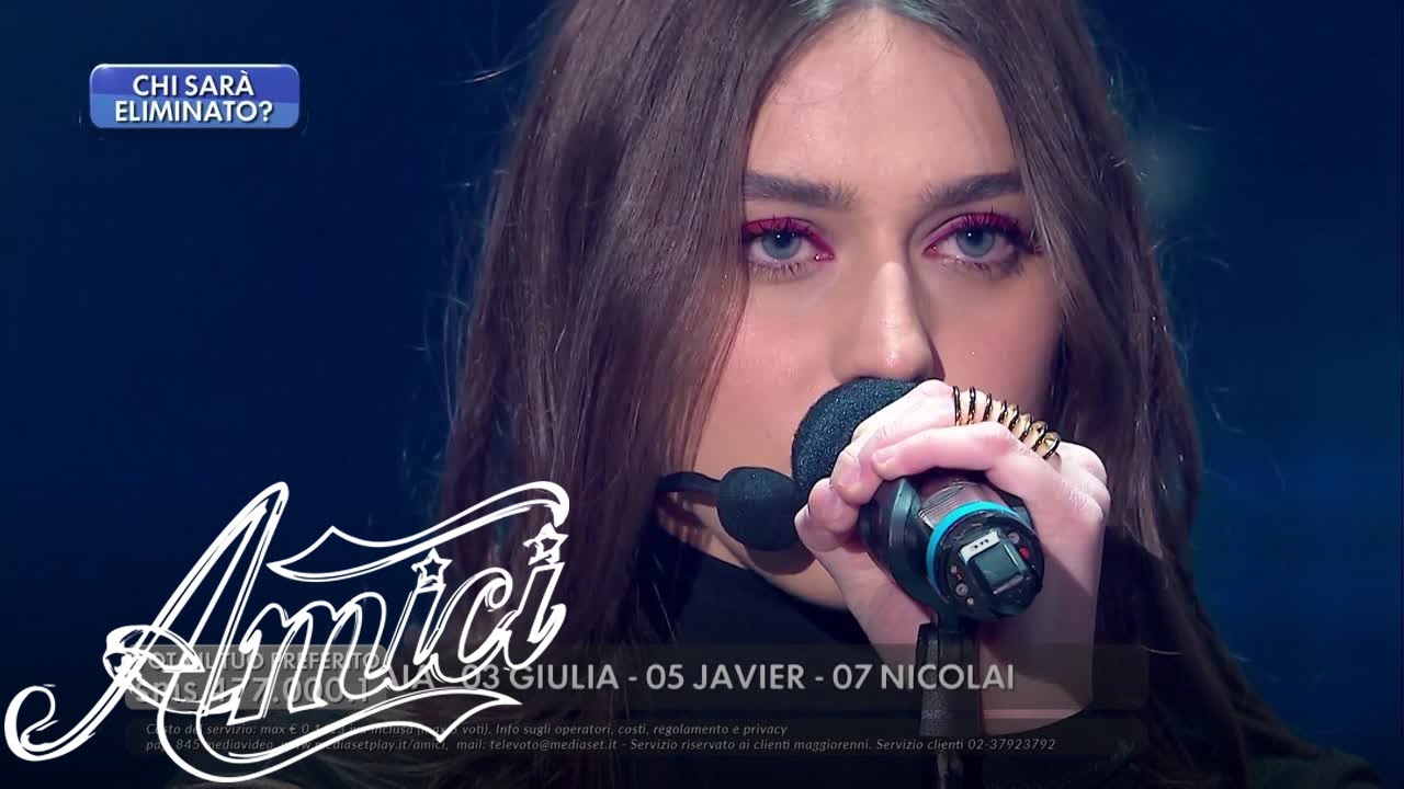 Amici 19 - Gaia - Because the night - La Finale