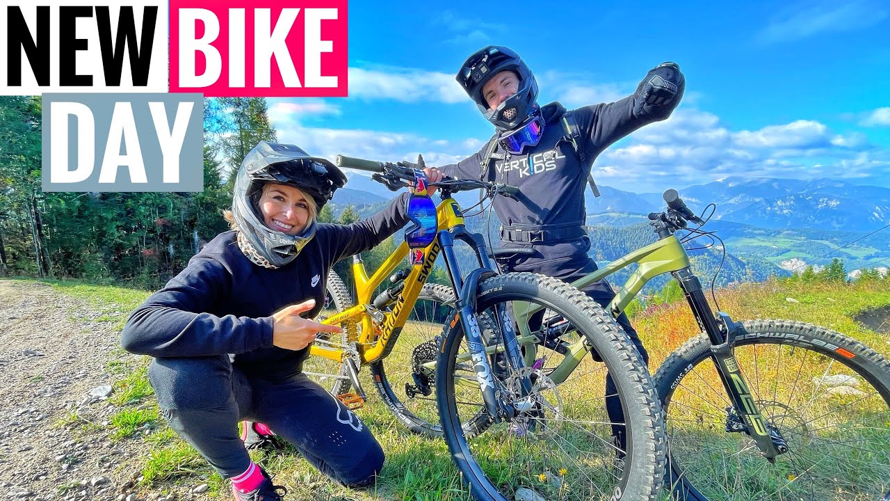 New Bike Day! 1. Fahrt mit eigenem MTB, Anfänger zum 2. Mal im Bikepark! Radon Swoop
