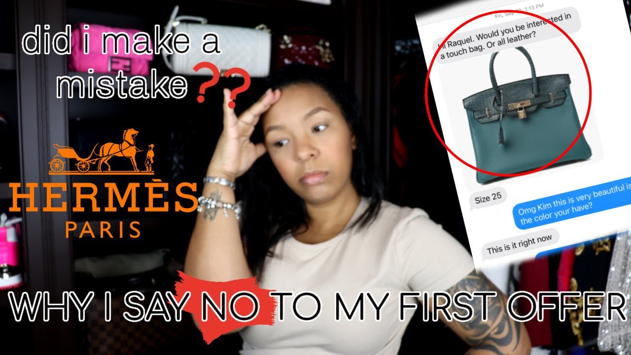 I REJECT MY FIRST BIRKIN OFFER | SA STOP REPLYING | HERMES JOURNEY