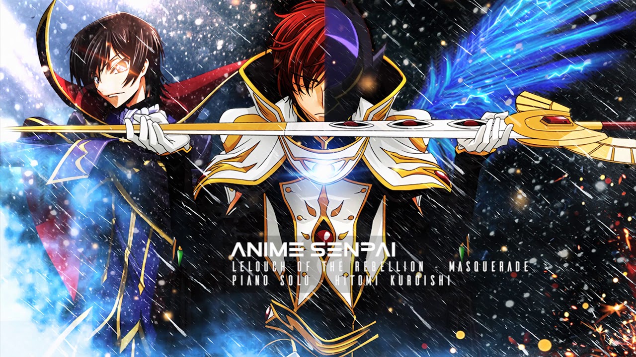 CODE GEASS Lelouch of the Rebellion || Masquerade - Piano Solo - Hitomi Kuroishi