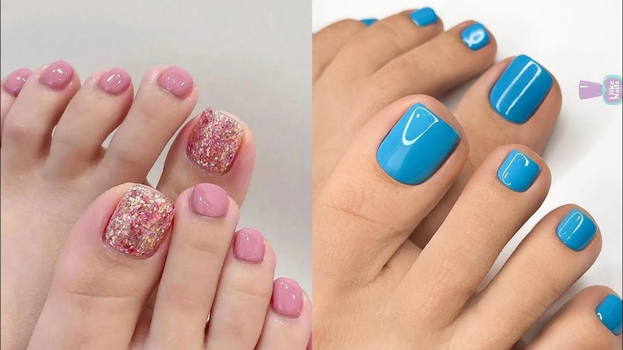 Aspiring designs ideas collection of shiny toe nail fashion trends for girls of 2023