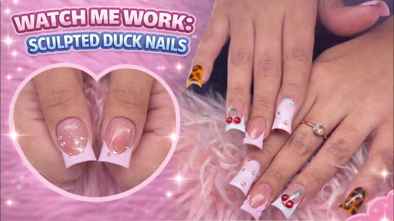 WATCH ME WORK: Sculpted Duck Nails 