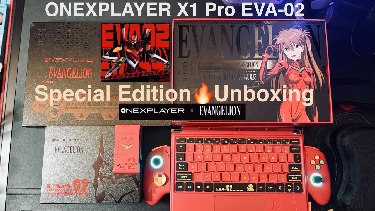 Unboxing Onexplayer X1 Pro Evangelion EVA-02 Special Edition