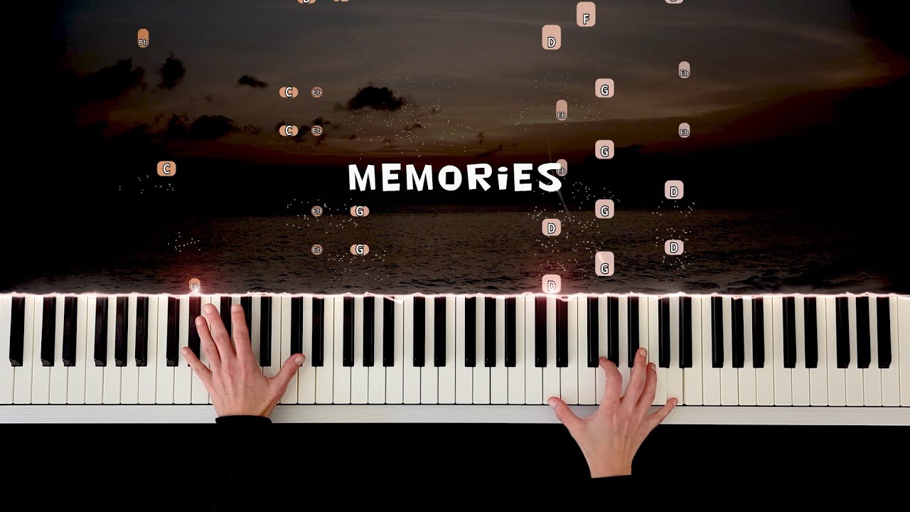 Memories Andrea Vanzo Piano Tutorial Piano Cover