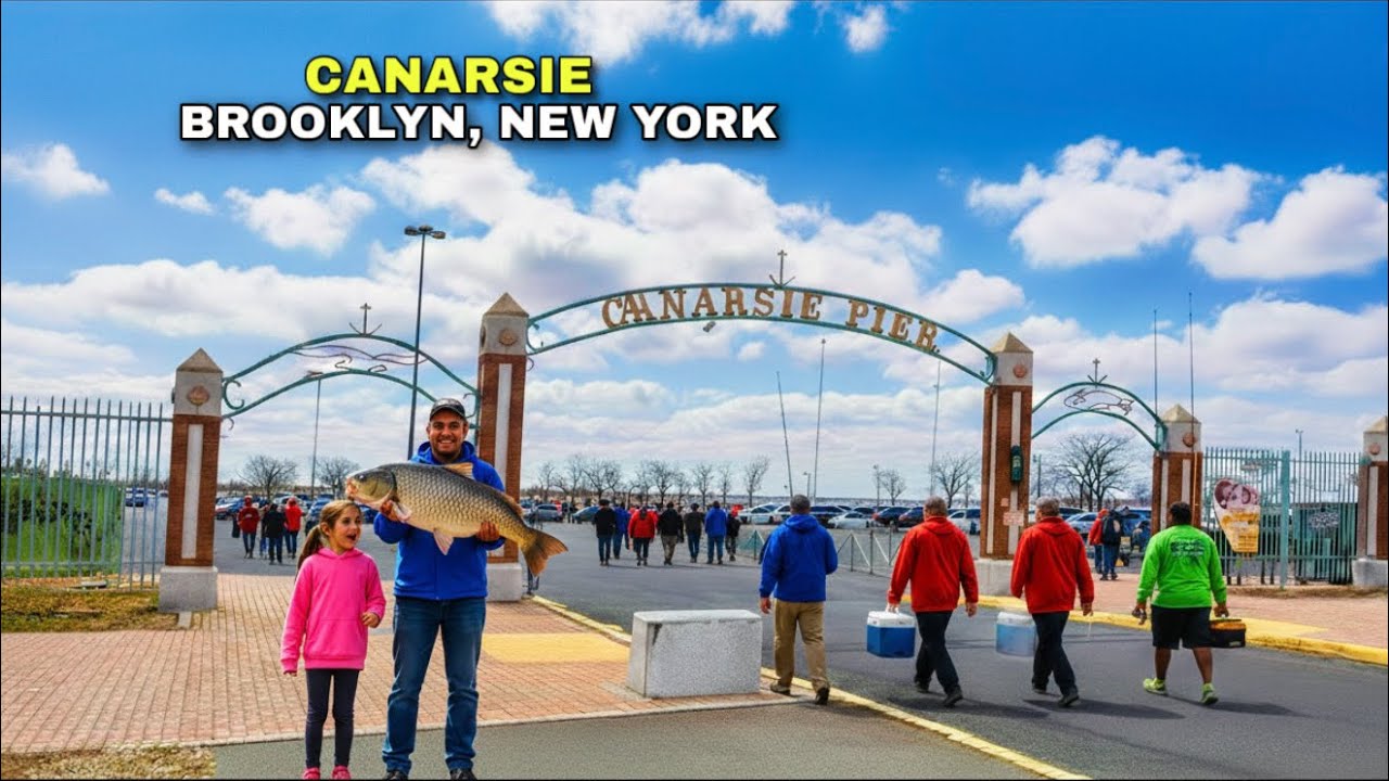 Walking Around Canarsie Pier | Canarsie Brooklyn Waterfront Walk 4K POV Walking Tour