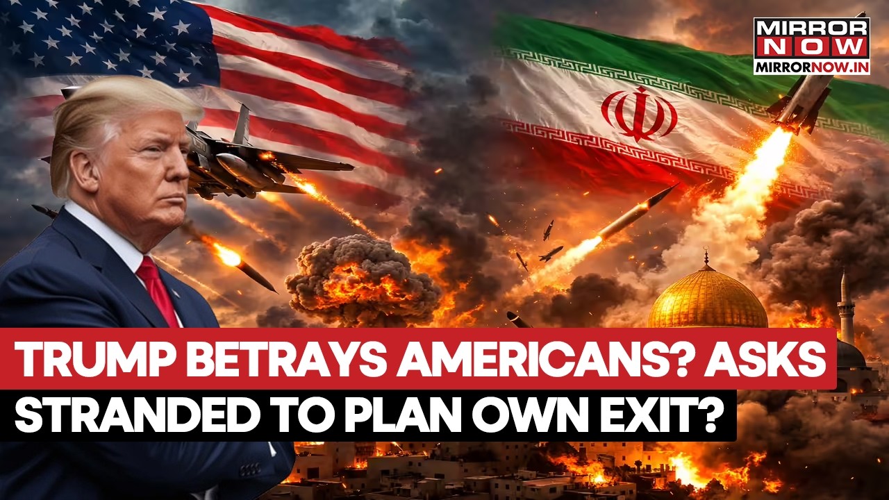 Trump Betrays Americans? 'Can't Guarantee Safety': US Unable To Evacuate Citizens From Israel? Watch