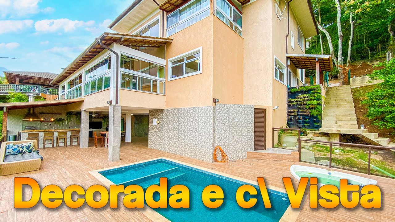 CASA MODERNA SUPER DECORADA C\ VISTA ESPETACULAR À VENDA NO QUINTAS DO PONTAL!! | MULLER IMOVEIS RJ