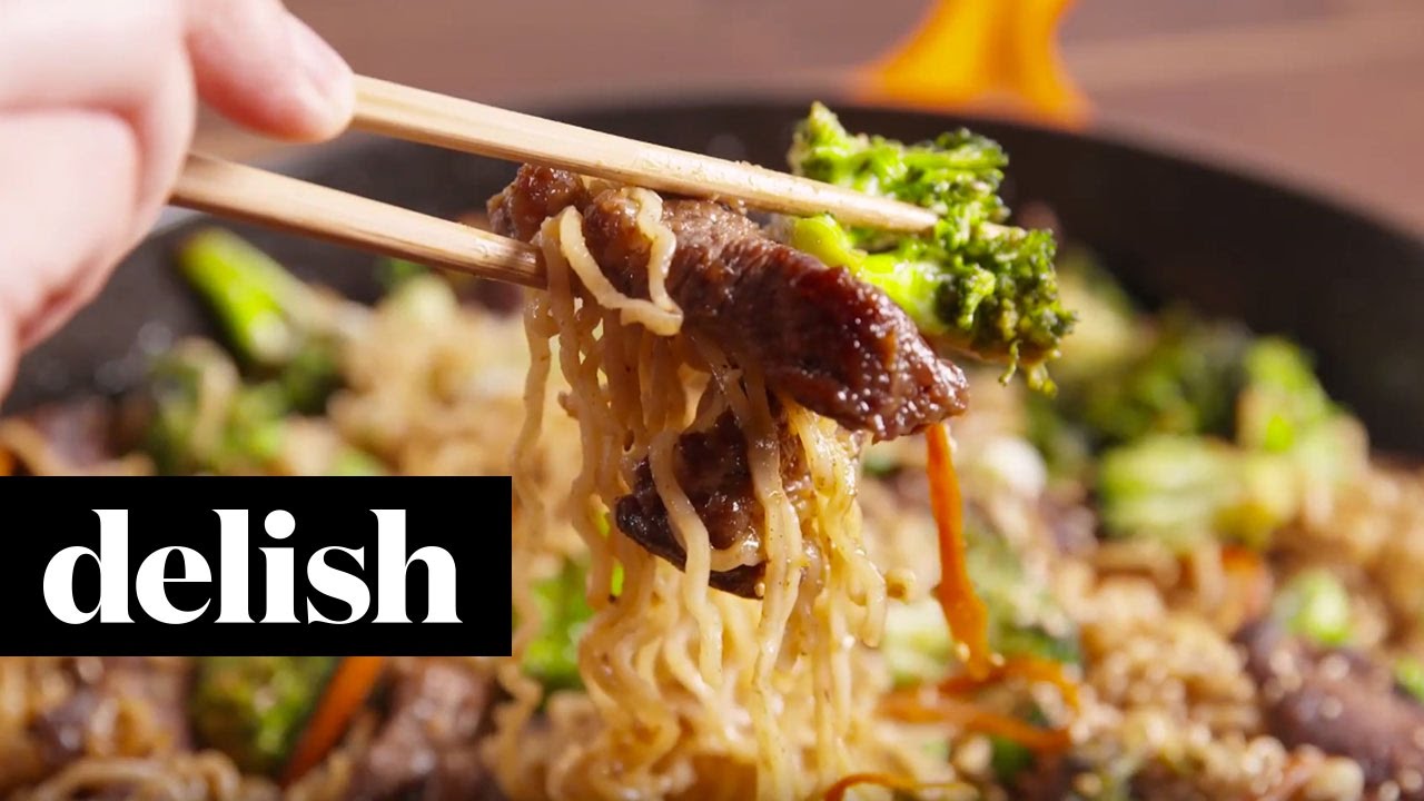 Mongolian Beef Ramen | Delish
