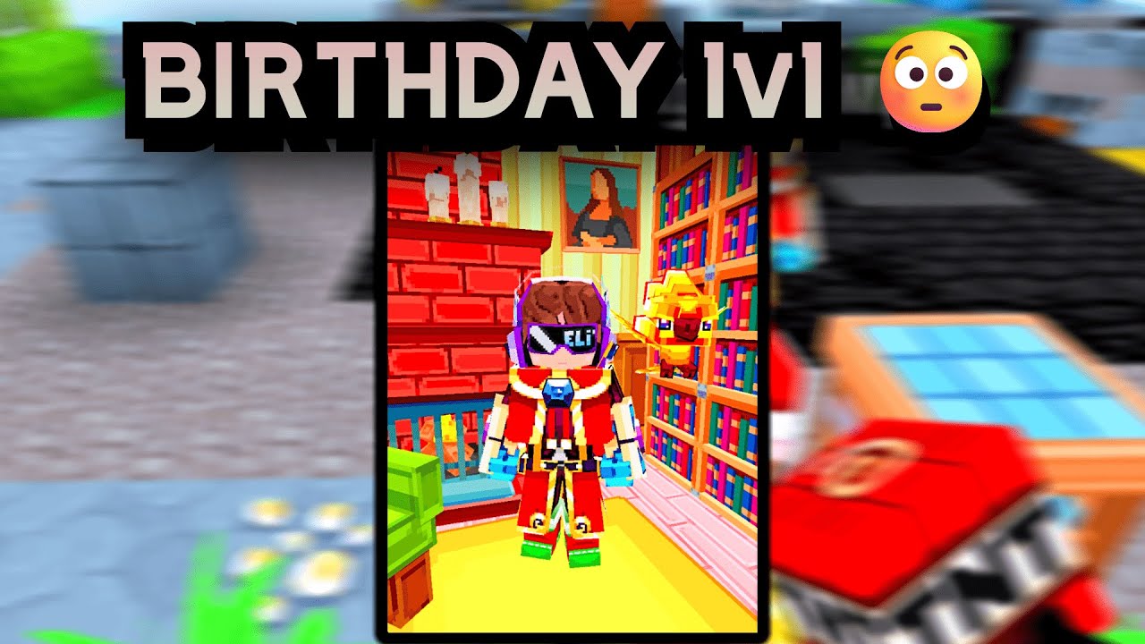 I 1v1’d a Birthday Kid in Sky Wars… He Went CRAZY 🎂